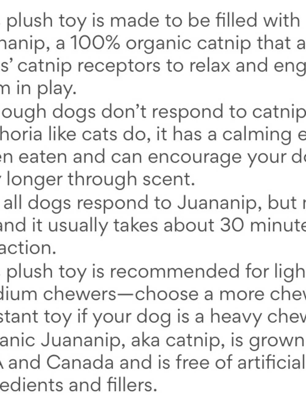 Naturally Calming Squirrel Refillable Juananip Toy -